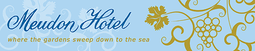 Meudon Hotel, Where the gardens sweep down to the sea